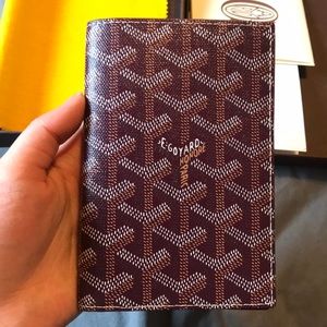 Goyard passport holder